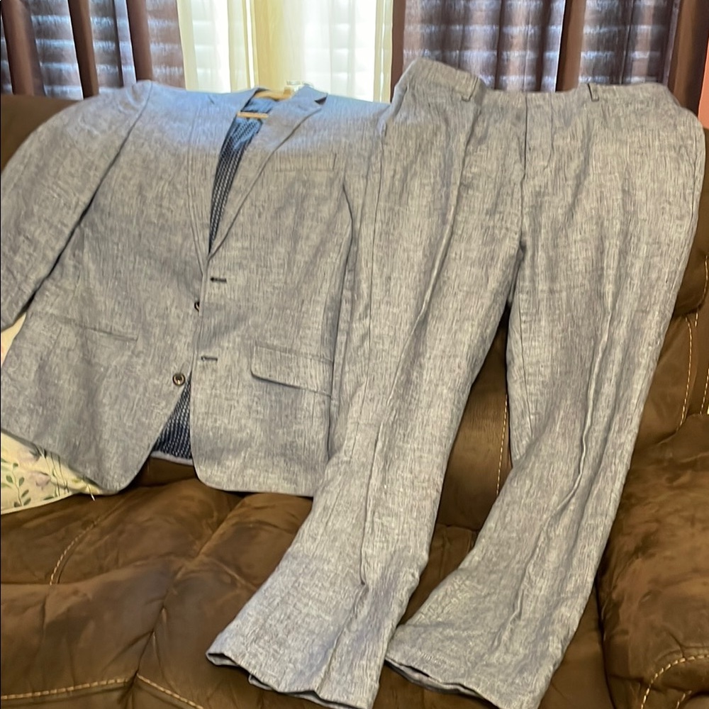Men's Blue Suit Set